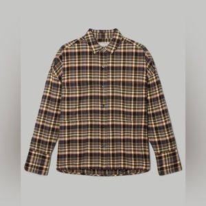 EVERLANE The Boxy Flannel Multi Plaid size Small. New with tag